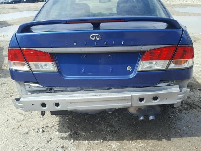 JNKCP11A92T504049 - 2002 INFINITI G20 BLUE photo 9