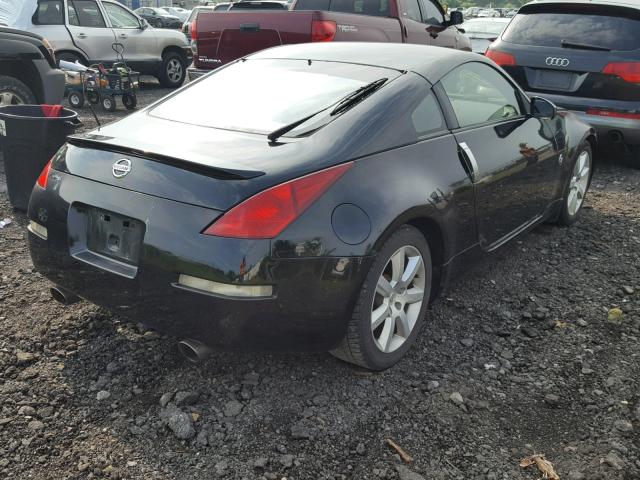 JN1AZ34E04T060739 - 2004 NISSAN 350Z COUPE BLACK photo 4