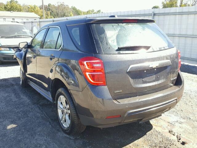 2GNALBEK9G6149548 - 2016 CHEVROLET EQUINOX LS BLACK photo 3