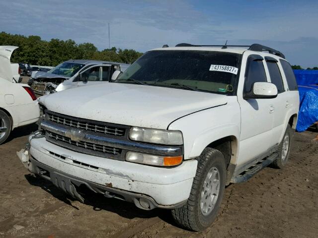 1GNEK13Z84R257481 - 2004 CHEVROLET TAHOE K150 WHITE photo 2