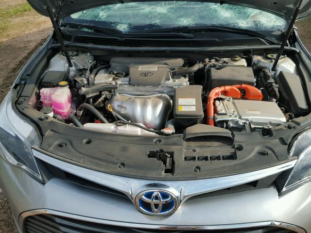 4T1BD1EB8GU052262 - 2016 TOYOTA AVALON HYB SILVER photo 7