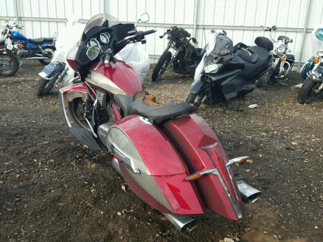 5VPDW36N1C3002087 - 2012 VICTORY MOTORCYCLES CROSS COUN RED photo 3