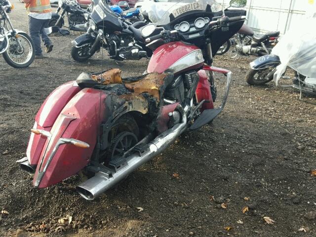 5VPDW36N1C3002087 - 2012 VICTORY MOTORCYCLES CROSS COUN RED photo 4