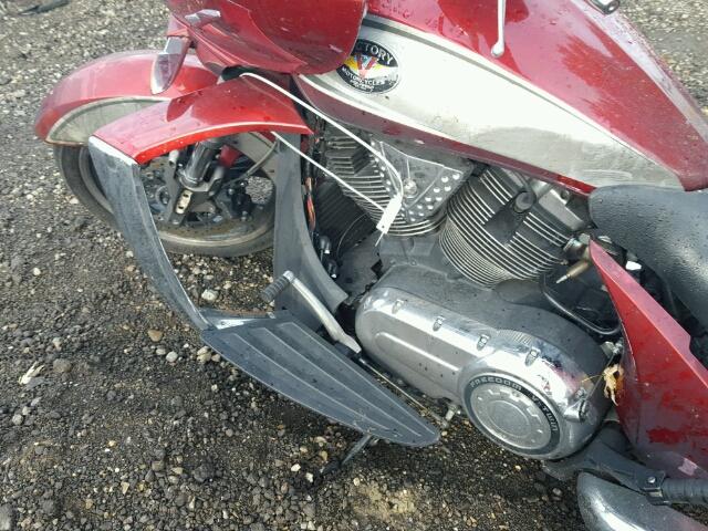 5VPDW36N1C3002087 - 2012 VICTORY MOTORCYCLES CROSS COUN RED photo 5