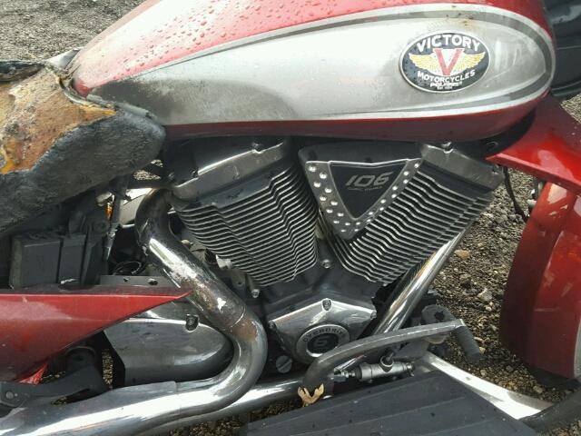 5VPDW36N1C3002087 - 2012 VICTORY MOTORCYCLES CROSS COUN RED photo 7