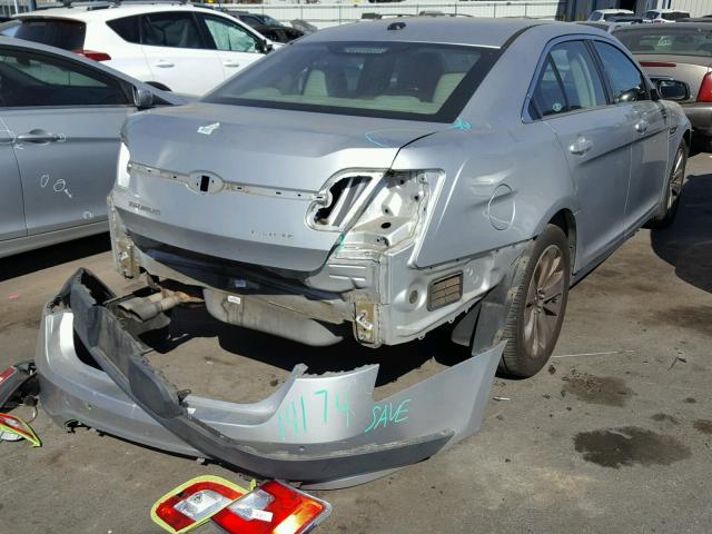 1FAHP2FW9AG160947 - 2010 FORD TAURUS LIM SILVER photo 4