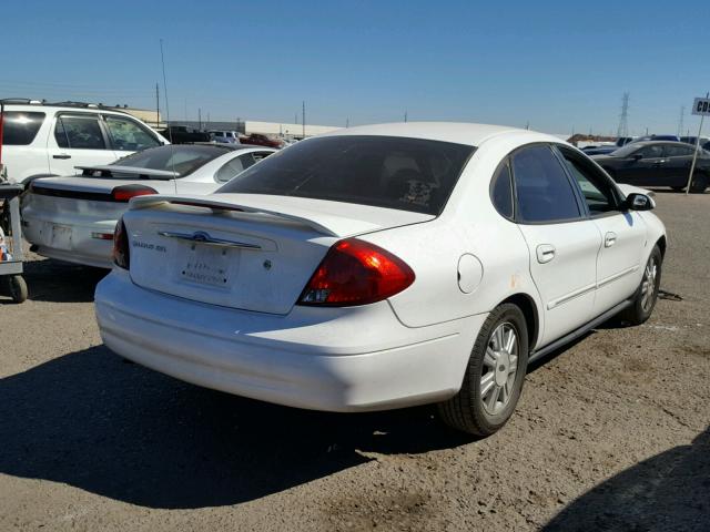 1FAHP56S53G104716 - 2003 FORD TAURUS WHITE photo 4