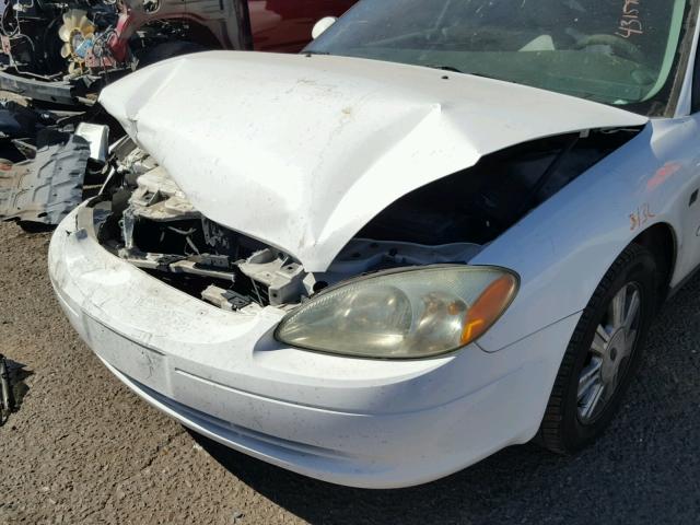 1FAHP56S53G104716 - 2003 FORD TAURUS WHITE photo 9