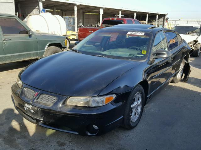 1G2WP52KXYF285465 - 2000 PONTIAC GRAND PRIX BLACK photo 2