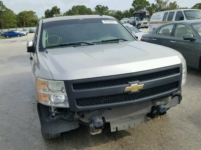 1GCEC14C87Z605459 - 2007 CHEVROLET SILVERADO BEIGE photo 9