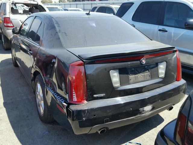 1G6DC67A260193838 - 2006 CADILLAC STS BLACK photo 3