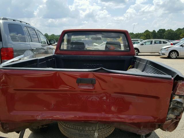 JT4RN81A8M5105554 - 1991 TOYOTA PICKUP 1/2 MAROON photo 6