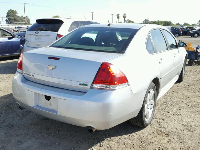 2G1WG5E35D1218217 - 2013 CHEVROLET IMPALA LT SILVER photo 4