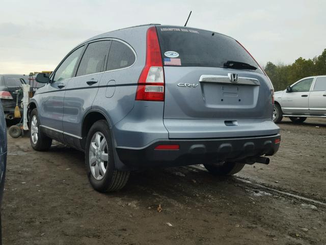 5J6RE48718L039816 - 2008 HONDA CR-V BLUE photo 3