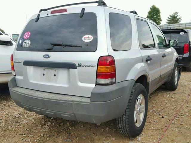 1FMYU95H66KB49063 - 2006 FORD ESCAPE SILVER photo 4