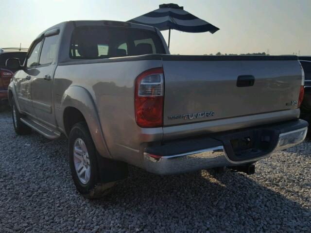 5TBET34105S465988 - 2005 TOYOTA TUNDRA BEIGE photo 3