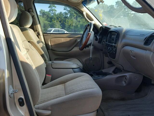 5TBET34105S465988 - 2005 TOYOTA TUNDRA BEIGE photo 5