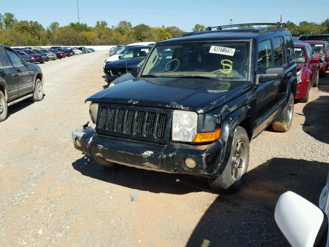 1J8HG48N86C188725 - 2006 JEEP COMMANDER შავი ფოტო 2