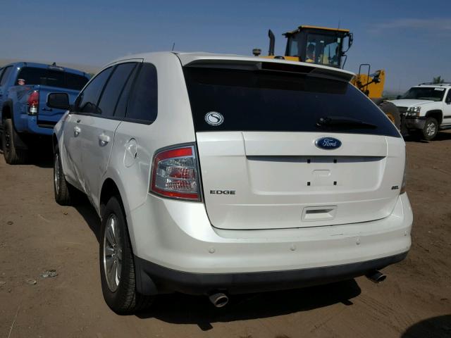 2FMDK3JC6ABB15879 - 2010 FORD EDGE SEL WHITE photo 3