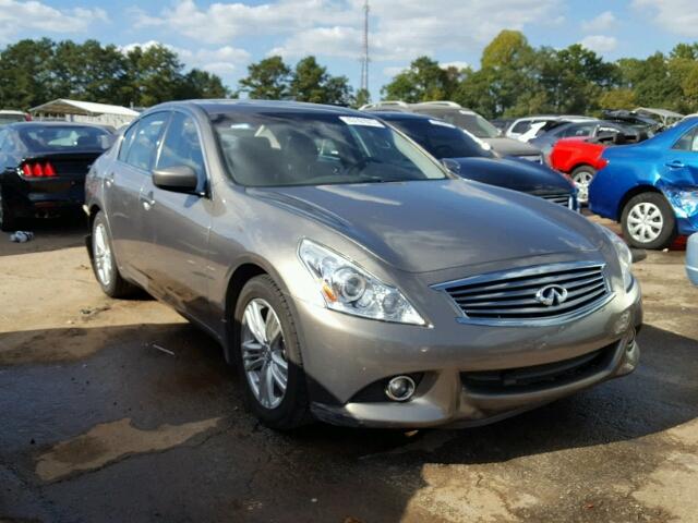 JN1CV6APXDM302247 - 2013 INFINITI G37 SILVER photo 1