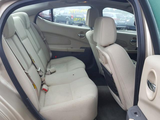 2G2WS522841261245 - 2004 PONTIAC GRAND PRIX GOLD photo 6