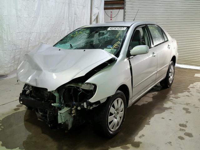 2T1BR32E44C267968 - 2004 TOYOTA COROLLA GRAY photo 2