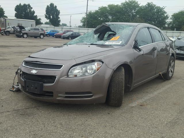 1G1ZC5E14BF230243 - 2011 CHEVROLET MALIBU 1LT BROWN photo 2