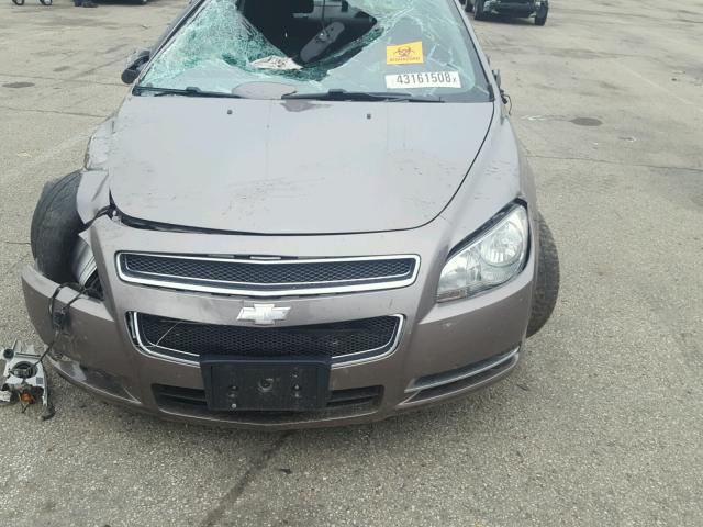 1G1ZC5E14BF230243 - 2011 CHEVROLET MALIBU 1LT BROWN photo 9