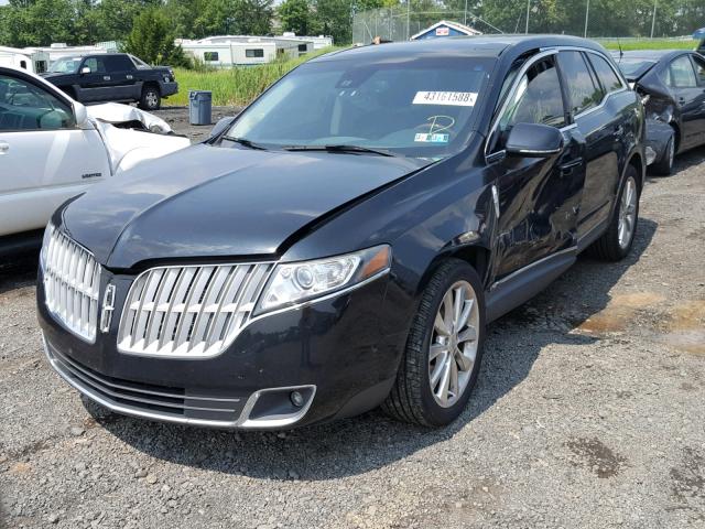 2LMHJ5AT9CBL53829 - 2012 LINCOLN MKT BLACK photo 2