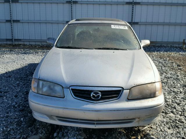 1YVGF22D9Y5172576 - 2000 MAZDA 626 ES SILVER photo 9