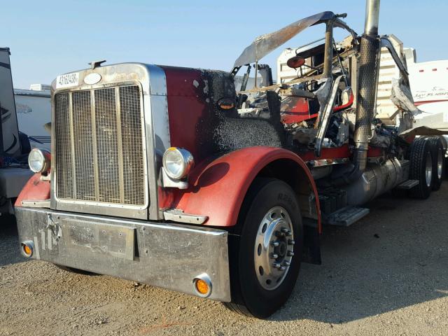 1XP5D89X8SD369303 - 1995 PETERBILT 379 RED photo 2