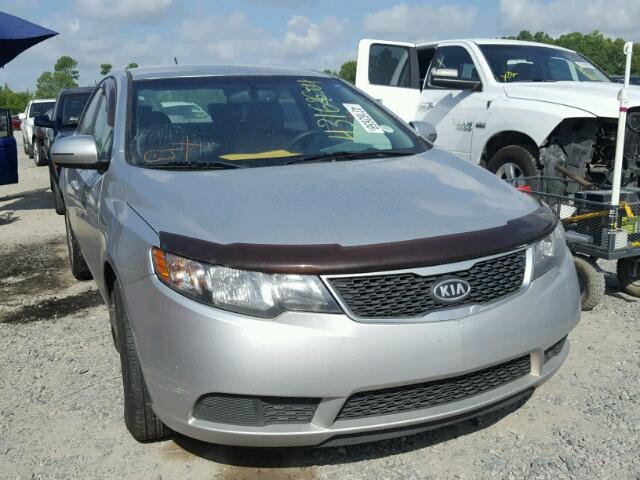 KNAFU4A28C5488771 - 2012 KIA FORTE EX SILVER photo 1