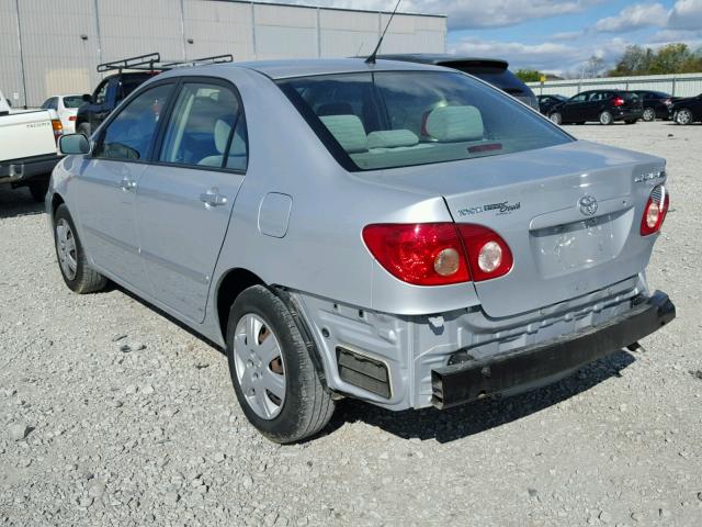 2T1BR32E27C806172 - 2007 TOYOTA COROLLA SILVER photo 3