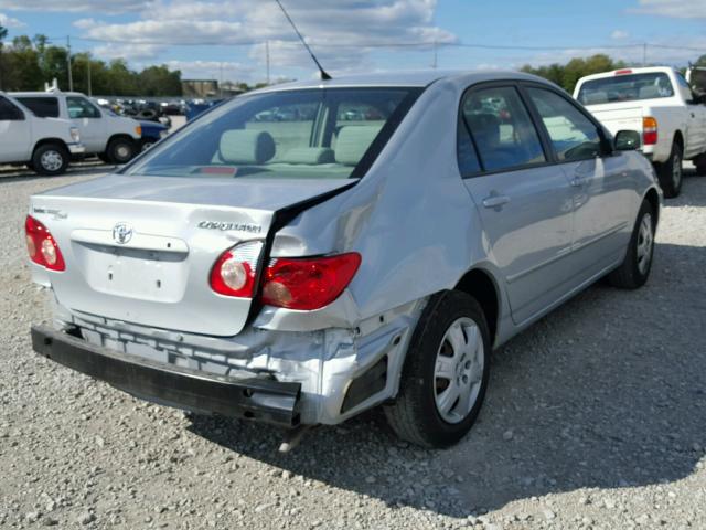 2T1BR32E27C806172 - 2007 TOYOTA COROLLA SILVER photo 4