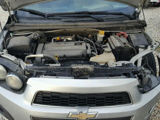 1G1JA5SHXC4197492 - 2012 CHEVROLET SONIC LS SILVER photo 7