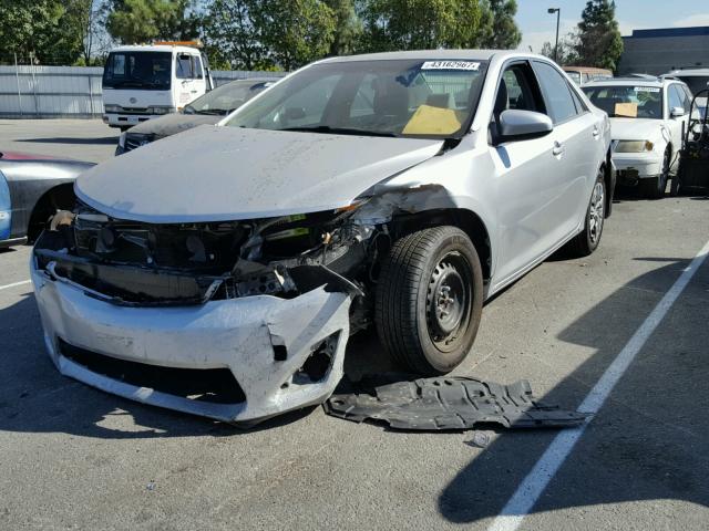 4T1BF1FK9CU036025 - 2012 TOYOTA CAMRY BASE SILVER photo 2