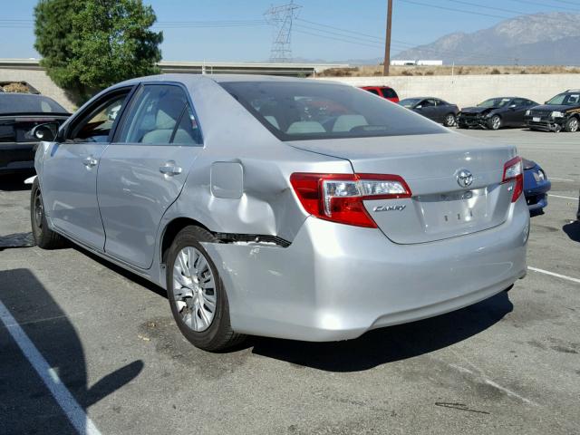 4T1BF1FK9CU036025 - 2012 TOYOTA CAMRY BASE SILVER photo 3