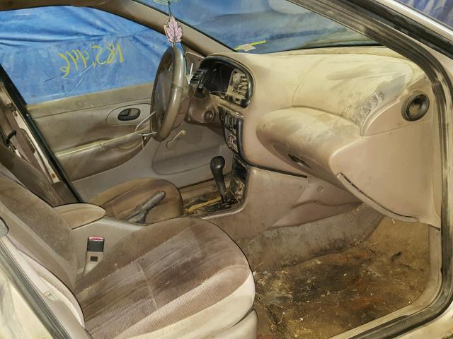 1FALP6530VK137567 - 1997 FORD CONTOUR BA BEIGE photo 5