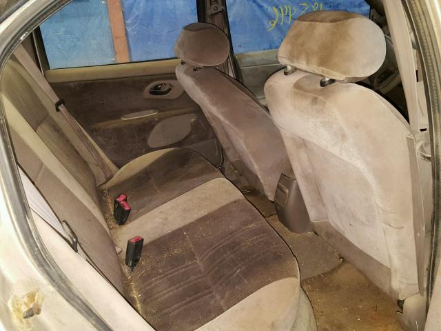 1FALP6530VK137567 - 1997 FORD CONTOUR BA BEIGE photo 6