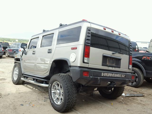 5GRGN23U85H123692 - 2005 HUMMER H2 Qəhvəyi foto 3