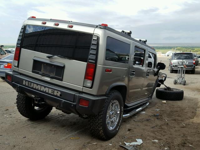 5GRGN23U85H123692 - 2005 HUMMER H2 Qəhvəyi foto 4