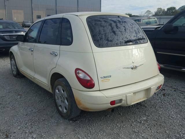 3A8FY48B08T115477 - 2008 CHRYSLER PT CRUISER CREAM photo 3