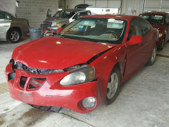 2G2WP552881123143 - 2008 PONTIAC GRAND PRIX RED photo 2