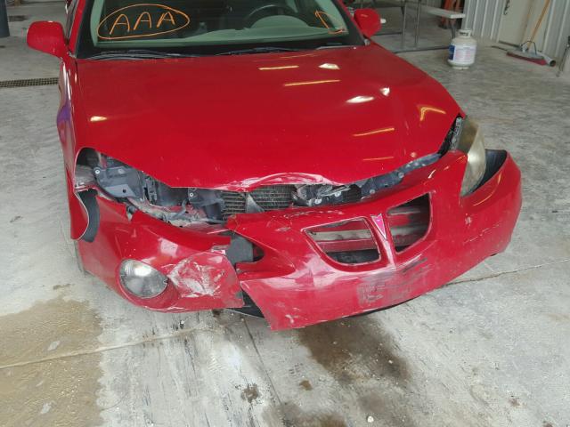 2G2WP552881123143 - 2008 PONTIAC GRAND PRIX RED photo 9