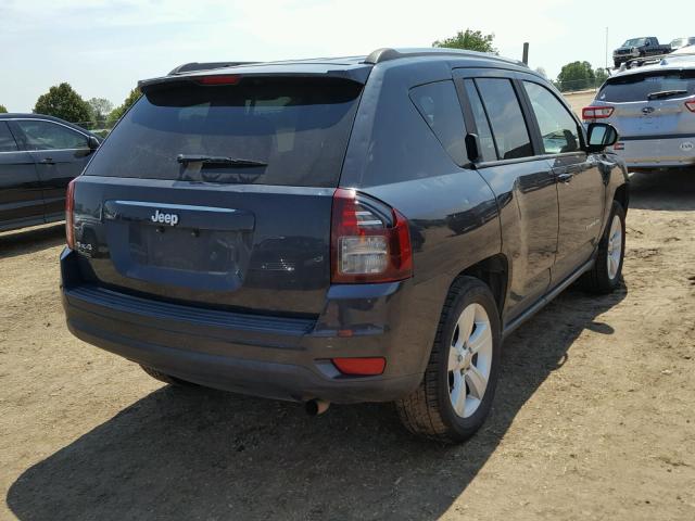 1C4NJDBB7ED828247 - 2014 JEEP COMPASS SP BLUE photo 4