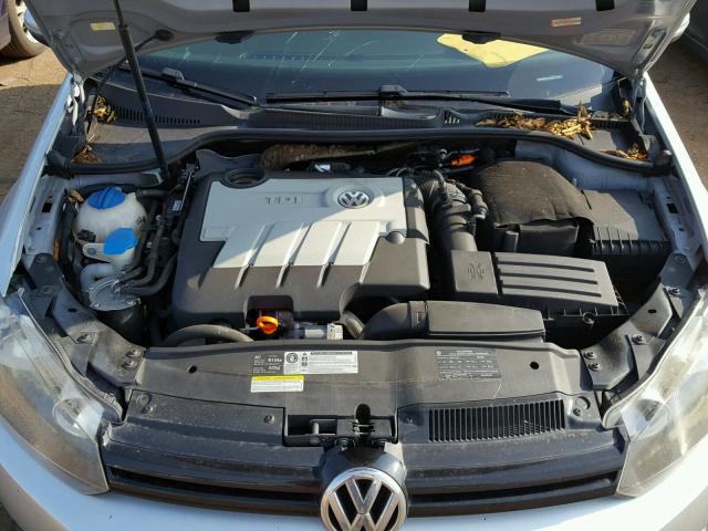 WVWDM7AJ3BW151081 - 2011 VOLKSWAGEN GOLF SILVER photo 7