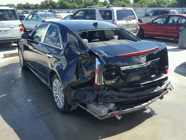 1G6DJ5EV0A0109059 - 2010 CADILLAC CTS PERFOR أسود صورة 3