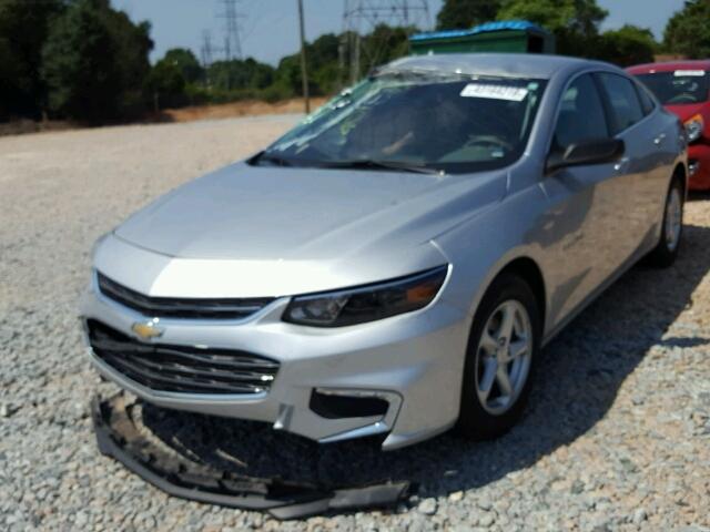 1G1ZB5ST1GF358455 - 2016 CHEVROLET MALIBU LS ვერცხლისფერი ფოტო 2
