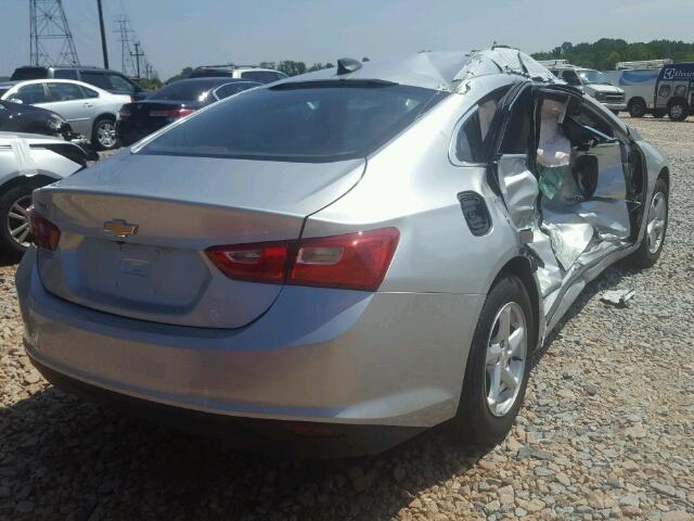 1G1ZB5ST1GF358455 - 2016 CHEVROLET MALIBU LS ვერცხლისფერი ფოტო 4