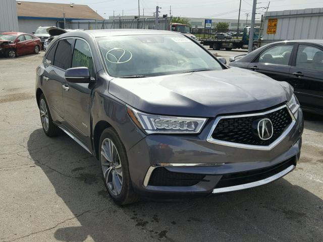 5FRYD4H56HB013510 - 2017 ACURA MDX TECHNO GRAY photo 1